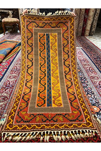 RD RAMAZAN DAĞ EL HALI SANATI El Dokuma Sivas Şal Desenli Halı Ebat 160x80.