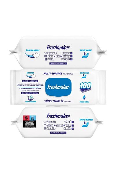 Freshmaker Bleach Additive Surface Cleaning Towel 100 Sheets