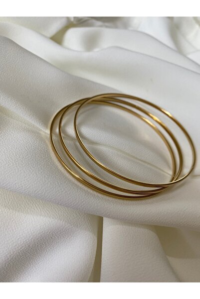 stainles steel Çelik Ajda Bilezik Gold