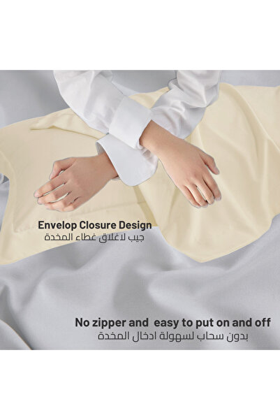 Donetella 2- Piece Microfiber Pillowcase Set - 50x75 cm with Envelope Closure