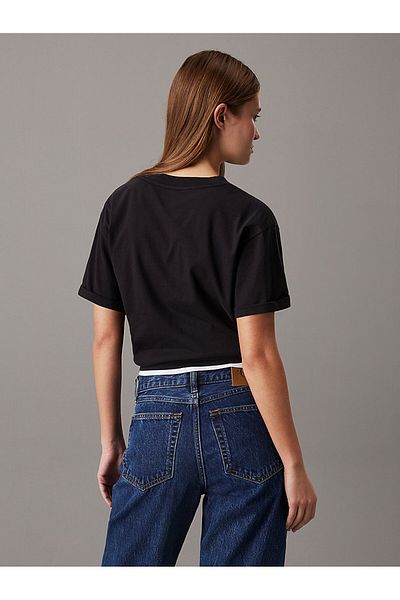 Calvin Klein Monoologové tričko - vyšívaný design