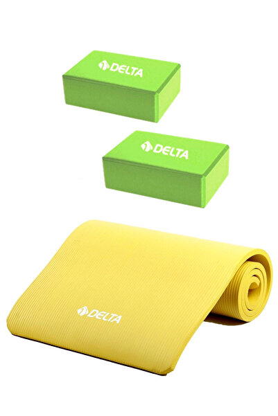Delta Konfor Zemin Taşıma Askılı 15 Mm Pilates Minderi Yoga Matı 2 Adet Yoga ...