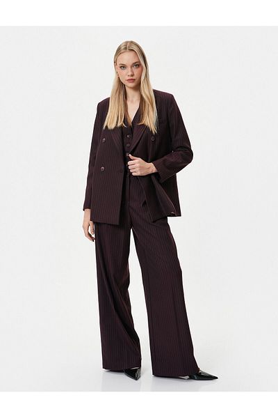Koton Jachetă Blazer oversize Buzunar cu nasturi