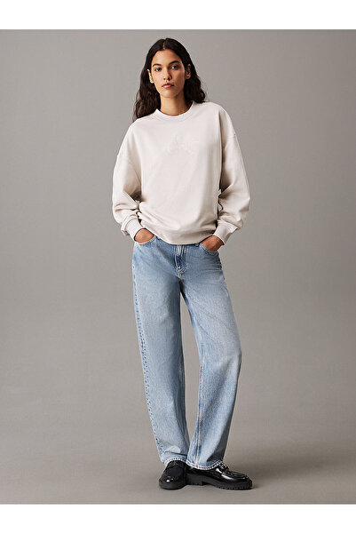 Calvin Klein GLOSSY MONOLOGO REGULAR CREWNECK