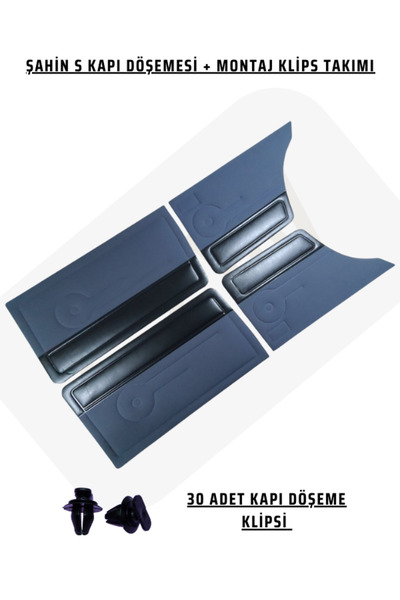 FZW TOFAŞ ŞAHİN S KAPI DÖŞEMESİ KAPI YÜZÜ DÖŞEMESİ ŞAHİN + MONTAJ KLİPSLERİ