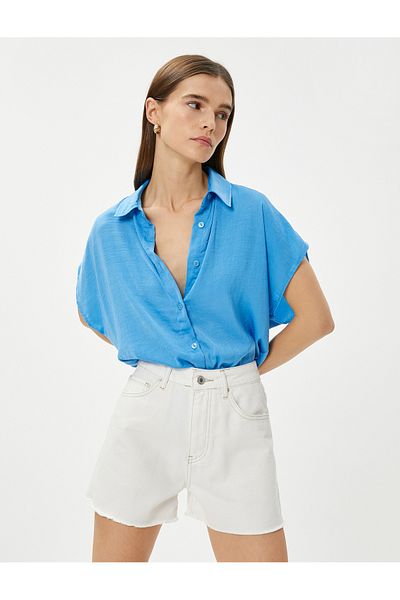 Koton Low Sleeve Shirt Buttoned