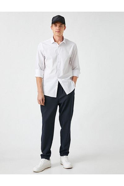 Koton Sportpóló Mikromintás Slim Fit Nem vasalható
