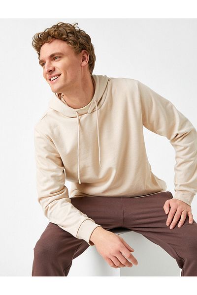 Koton Hooded Basic Sweatshirt