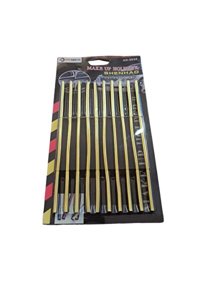 Oto Aksesuarcım شريط ذهبي مطلي بالنيكل - 20 سم، 10 قطع، شريحة تهوية رفيعة من ...