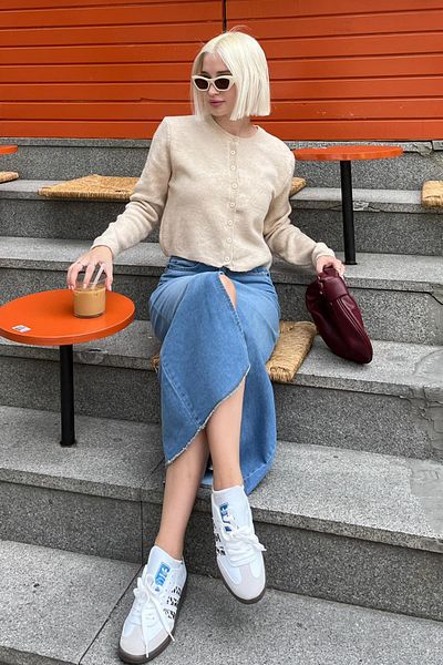 Madmext Πλεκτό μπεζ CarDigan - ButtoneD, MG2151