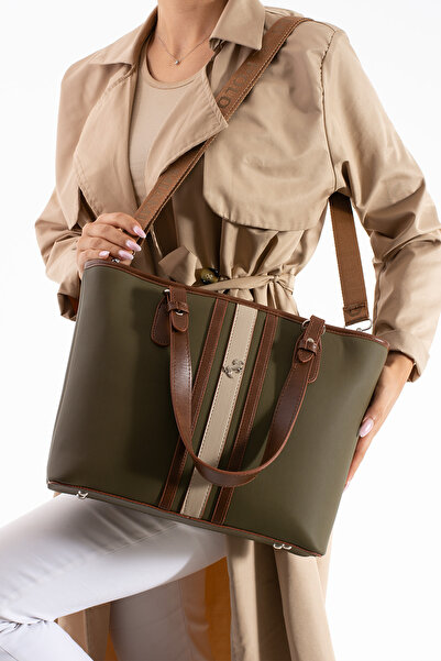 Miami Polo Club حقيبة كتف وكتف نسائية باللون الأخضر من ميامي بولو 1370