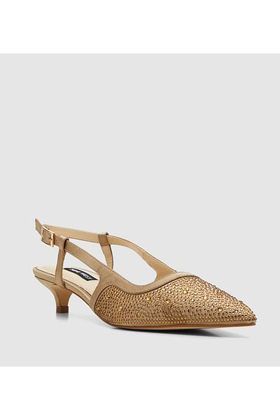 Nine West Women Gold Sandals