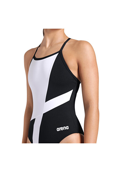 ARENA Diamond Swimsuit Lightdrop Kadın Siyah Yüzücü Mayo 007757510