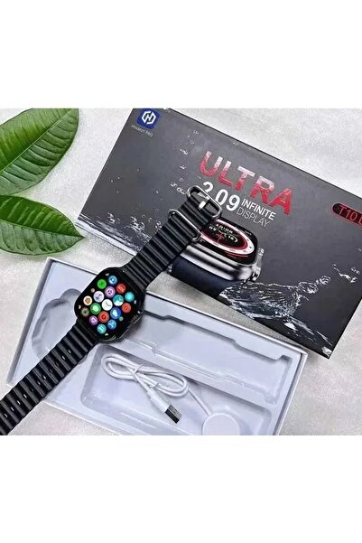 Serreha T10 Ultra Akıllı Saat 49MM 2.09INÇ SİYAH KASA