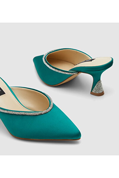 Nine West Women Dark Green Sandals