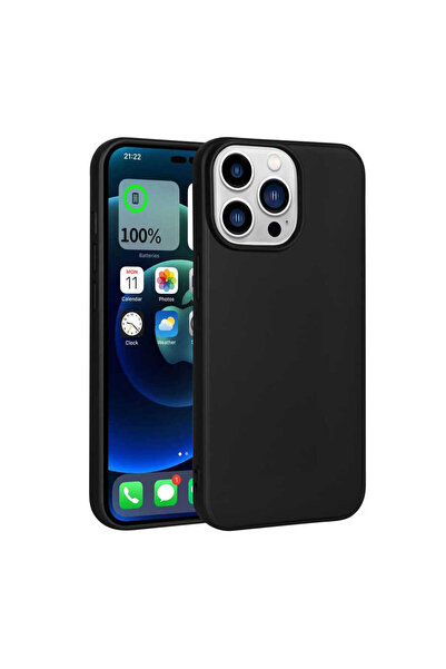 Apple iPhone 14 Pro Case Flexible and Durable Premium Silicone Cover - Black