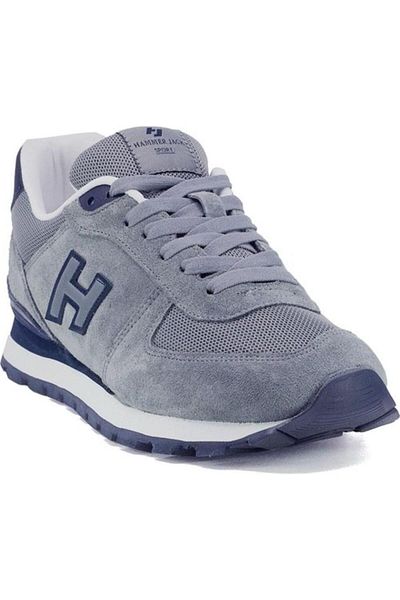 Hammer Jack 19250 Gray Genuine Leather Comfort Casual Daily Sports Shoes