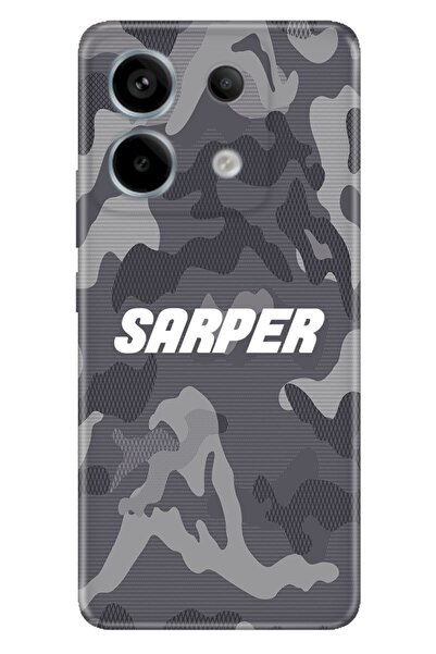 POCO X6 - Xiaomi Redmi Note 13 Pro 5G Kılıf İsim Yazılı Kişiye Özel Silikon M...