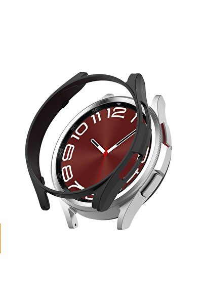 Techmaster Samsung Galaxy Watch 6 47mm Uyumlu Kasa Ekran Koruyucu 360 Tam Kor...