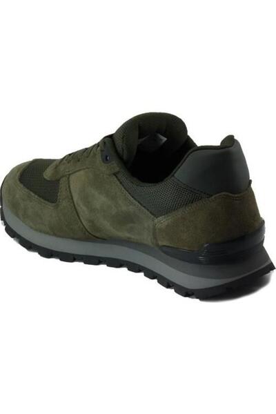 Hammer Jack 19250 Hakiki Deri Haki Yeşil Comfort Casual Spor Ayakkabısı