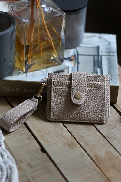 Moom Bag Γυναικείο πορτοφόλι με κάρτα μασκότ μινκ