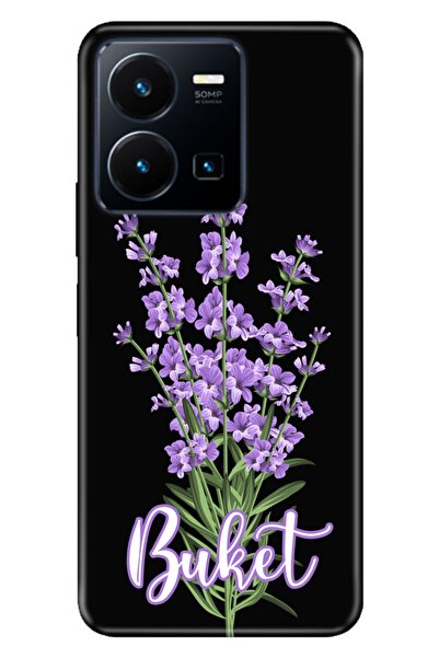 vivo Y22s - Y35 Uyumlu Kılıf İsim Yazılı Kişiye Özel Silikon Model-34