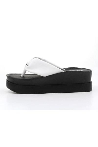 Voga 2583 Sandale cu toc pană Papuci casual anatomici