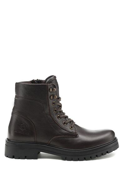 lumberjack Wagner 1pr Γνήσιο Δερμάτινο Comfort Casual Ανατομικές Μπότες με φερμουάρ