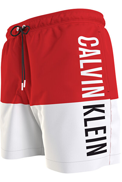 Calvin Klein Color Block Logo Printed Swimsuit Shorts