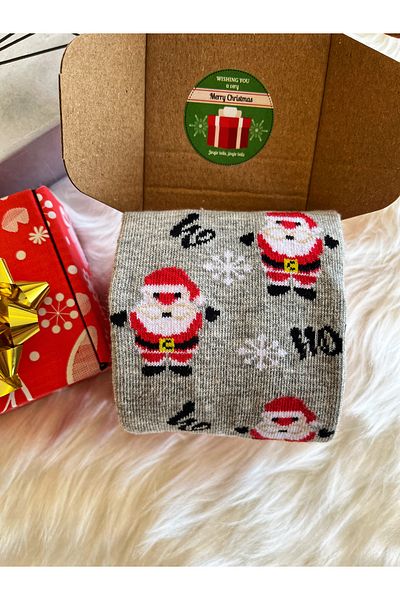 fethi mekik 1 Pair Boxed Unisex New Year Christmas Christmas Socks