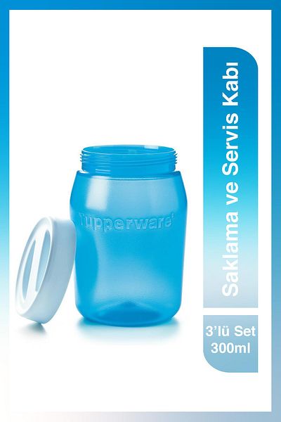 Tupperware Universal Series Food Storage Jar Teal 1.5 Lt