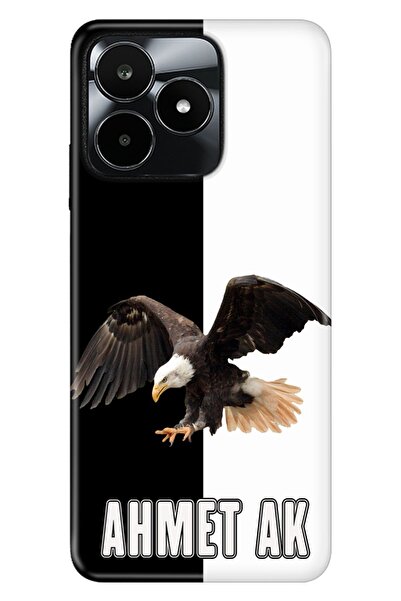 realme C53 Uyumlu Kılıf İsim Yazılı Kişiye Özel Silikon Model-22