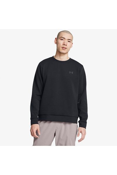 Under Armour Ανδρικό μαύρο φούτερ Unstoppable Flc Crew Eu
