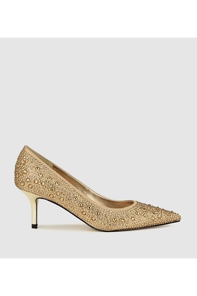 Nine West Women Gold Shoes