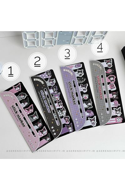 NaSaDAN Kuromi Sanrio 160 Sheets Postit - Adhesive Note Paper, 1 Piece