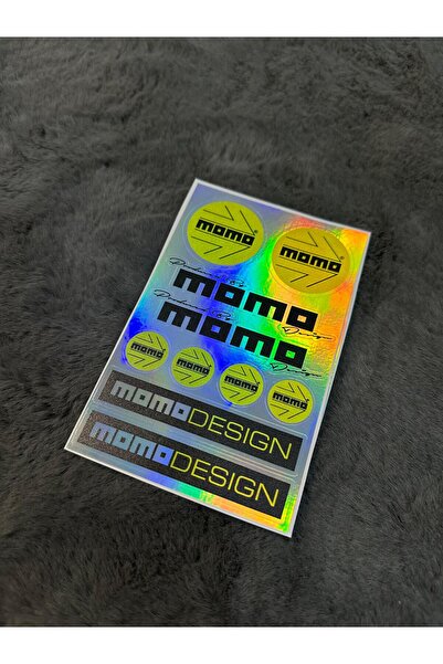 OTOMOR AKSESUAR ملصق مومو الهولوغرام 6 عبوات مميزة