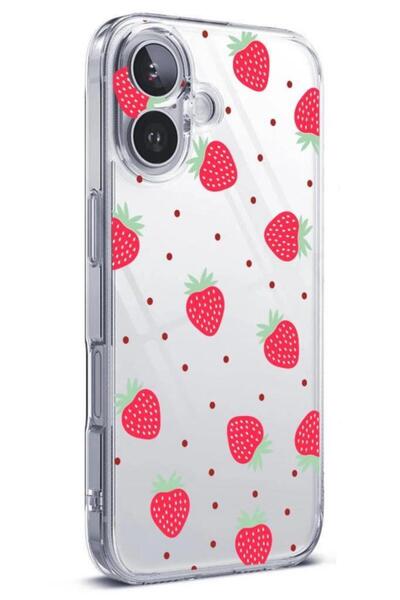 3GEN CASE İphone 16 Plus Uyumlu Desenli (Kamera Korumalı) Şeffaf Silikon Kılıf