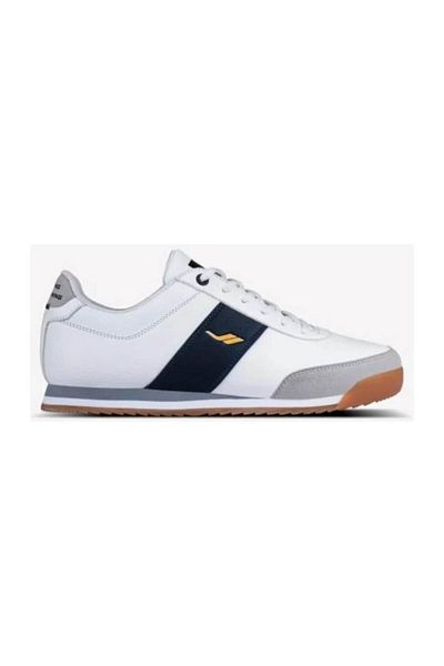 Lescon Flint White Navy Blue - Ανατομικά Casual καθημερινά αθλητικά παπούτσια