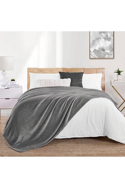 Donetella King Size Fleece Blanket 210x240 cm, Soft & Cozy, 350 GSM, Ideal for Bed & Sofa