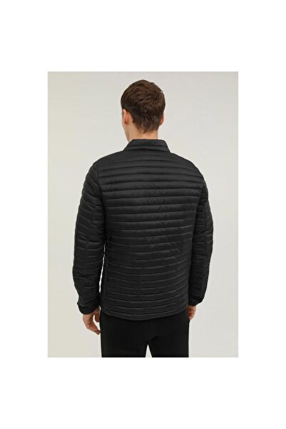 lumberjack PERRY 1SN21 3PR SİYAH İNCE CASUAL ŞİŞME ERKEK MONT