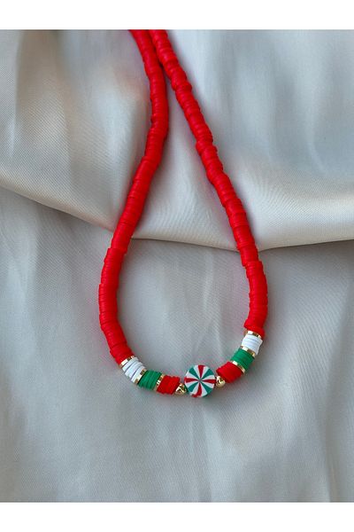 HERCY Christmas Fimo Necklace - Коледно колие