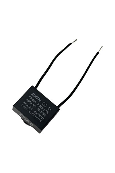 Parmis Vantilatörü Kondansatör 2 Kablolu (3.3µF kapasitans)