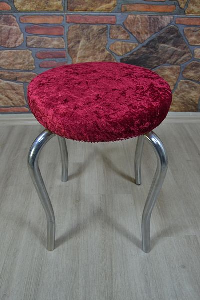 COVER TEKSTİL Κάλυμμα σκαμπό 4 τεμαχίων με βελούδινο ύφασμα