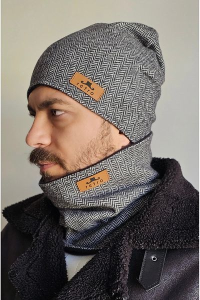 ALYA Fleece Set - Adult Beanie Neck Collar Set
