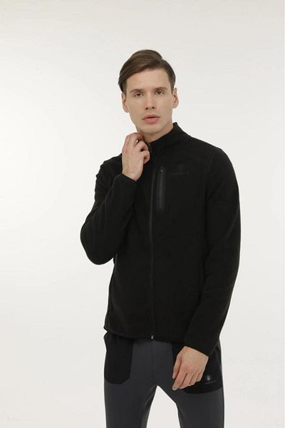 lumberjack Nordic 3pr Black Zippered Pocket Polar Coat