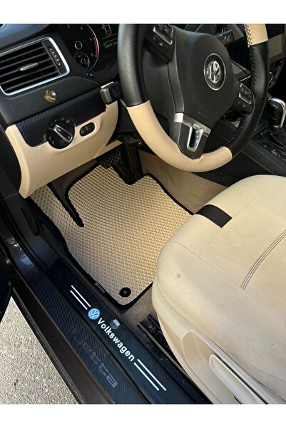 SMART MATT Volkswagen Jetta 2011-2024 Uyumlu Yeni Nesil Araca Özel Akıllı Oto Paspas Havuzlu Oto Paspas Araba