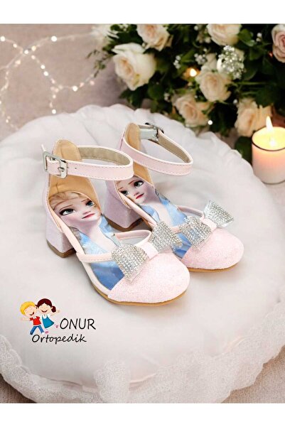 Onur Ortopedik Çocuk Elsa Çocuk Topuklu Si?mli? Ayakkabı