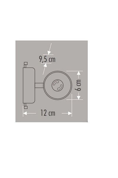 Cata Ct-5329 Black L Rail Type Luminaire with Gu10 Base