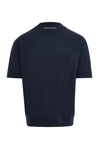 Threadbare Men Crew Neck Short Sleeve Embroidered Logo T-Shirt, Navy
