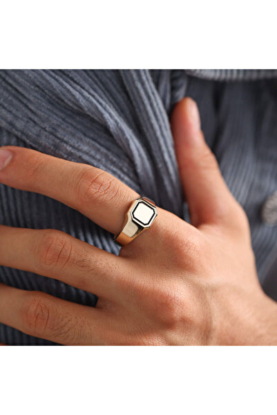 Sembol Gold Erkek Yüzük 14K Fizyon